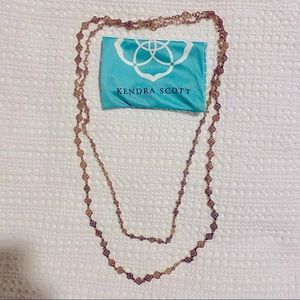 Kendra Scott long gold necklace